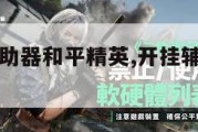 游戏开挂辅助器和平精英,开挂辅助软件和平精英。